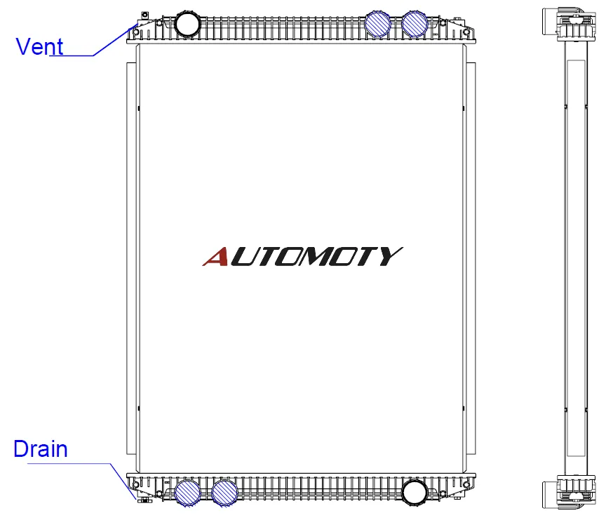 Freightliner Radiator — 12248 — Automoty 12248