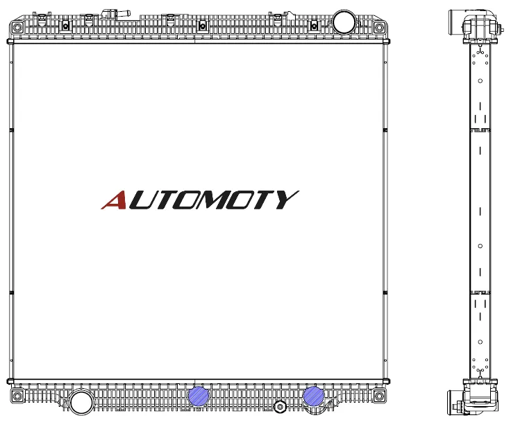 Freightliner Radiator — 12377-XB — Automoty 12377-XB