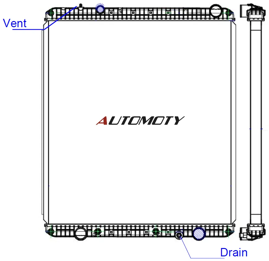 Freightliner Radiator — 12497 — Automoty 12497