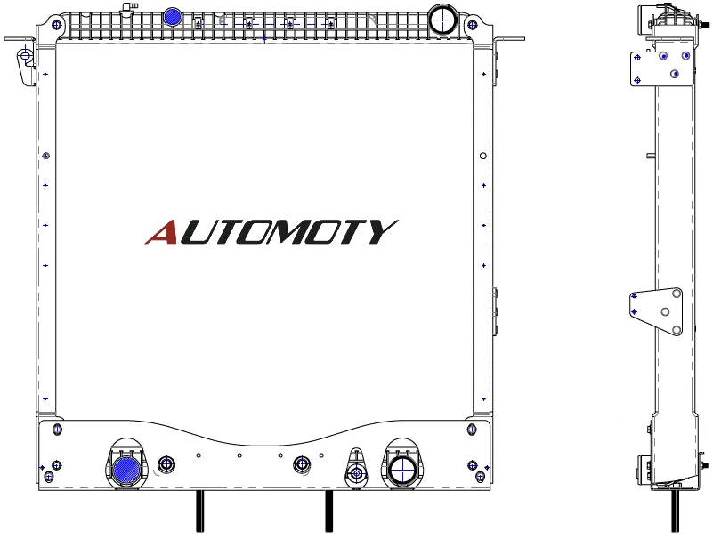 Freightliner Radiator — 12498-SB — Automoty 12498-SB