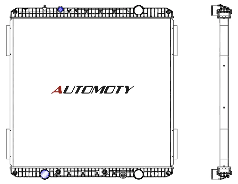 Freightliner Radiator — 12588-XB — Automoty 12588-XB