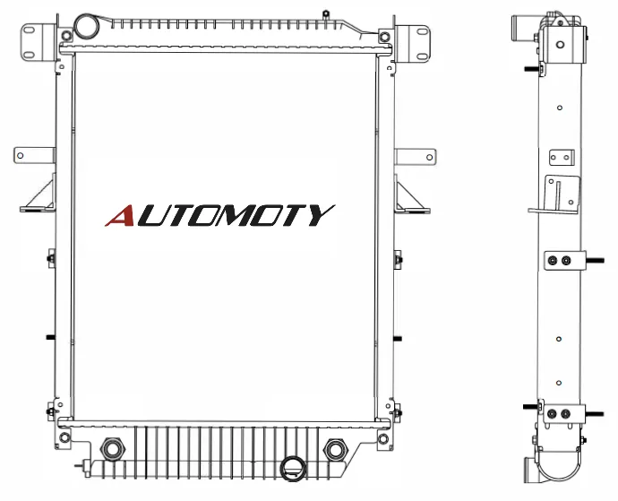 Freightliner / Thomas Radiator — 12625-SB — Automoty 12625-SB