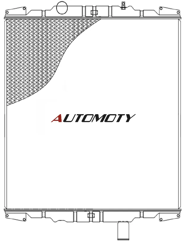 Peterbilt Radiator — PT-004-SS — Automoty PT-004-SS