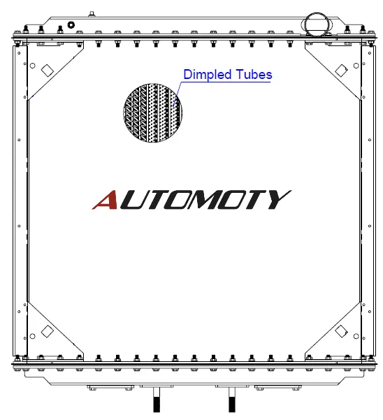 Western Star Radiator — WS-001-CB-LF — Automoty WS-001-CB-LF