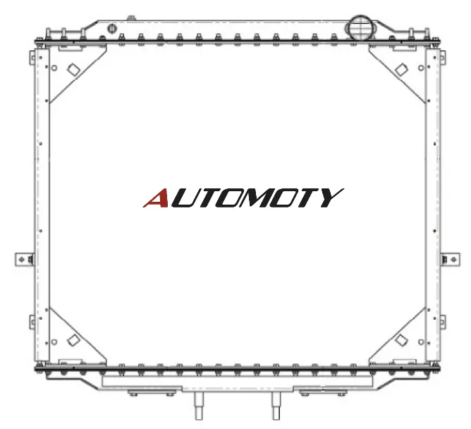Western Star Radiator — WS-003-SS — Automoty WS-003-SS